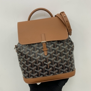 GOYARD BAG ALPHINE BACKPACK BROWN MINI MAE 020236