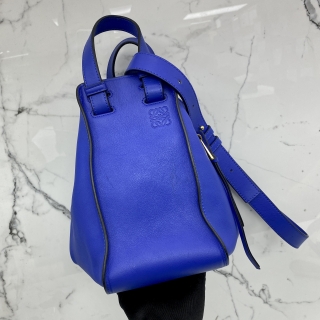 LOEWE BAG HAMMOCK SMALL BLUE