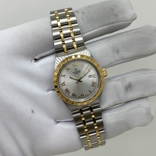 TUDOR WATCH ROYAL 28303 SILVER FACE FULLSET (YEAR2023) A2Z6099