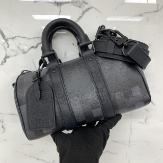 LOUIS VUITTON BAG DAMIER GRAPHITE M14919 KEEPALL BANDOULIÈRE 25 DAMOFLAGE BLACK RFID
