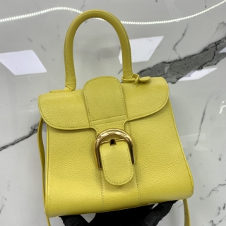 DELVAUX BAG BRILLIANT MINI 2WAY YELLOW (NO MIRROR)