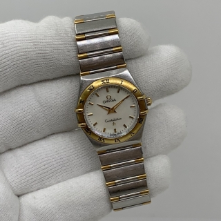 OMEGA WATCH CONSTELLATION 1362.70 MINI QUARTZ MOTHER OF PEARL (MOP) WATCH ONLY 57157043 NOT MOVING