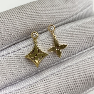 LOUIS VUITTON FINE JEWELRY EARRINGS IDYLLE BLOSSOM *2 YG&PG E55623/E71120