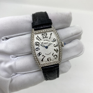 FRANCK MULLER WATCH CINTREE CURVEX 1752 QZ D SUNSET MASTER OF COMPLICATIONS DIAMOND AU750 WATCH ONLY 776