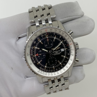 BREITLING WATCH A24322 BREITLING NAVITIMER WORLD GM BLACK DIAL WATCH ONLY 2018841