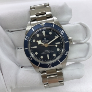 TUDOR WATCH BLACK BAY 79030B 58 BLUE STAINLESS STEEL (W LINKS, BOX), INITIALS LH77362
