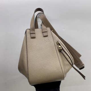 LOEWE BAG HAMMOCK MEDIUM BEIGE BROWN