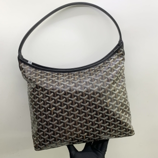 GOYARD BAG BOHEME HOBO ONE SHOULDER BLACK W/POUCH ADM020247