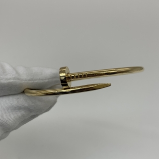 CARTIER FINE JEWELRY BRACELET YG750 JUSTE UN CLOU RG #19 FULLSET (2022) OVX676 36.43G