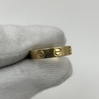 CARTIER FINE JEWELRY RING MINI LOVE #46 RG750 2.85G (2021 CERT) OQB815