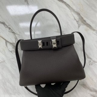 HERMES BAG SAC MEDOR CLOUS VEAU SWIFT BRUN BROWN K STAMP KCT 282 XG