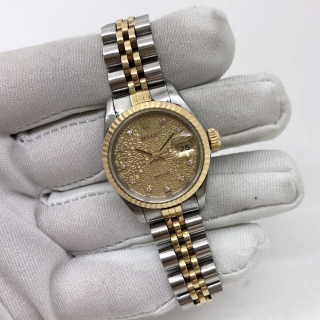 ROLEX WATCH DATEJUST 69173G COMPUTER FACE 16 LINKS WATCH ONLY L808759