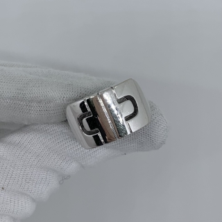 BVLGARI FINE JEWELRY WG750 PARENTHESIS RING 11G