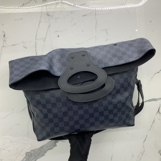 LOUIS VUITTON BAG COBALT N51102 FOLDED MESSENGER 2WAY TOTE DEFILE HOMME AUTOMNE-HIVER 2014 RI1194