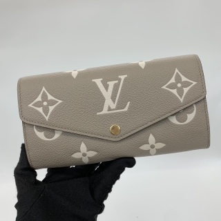 LOUIS VUITTON SLG EMPREINTE SARAH WALLET MONOGRAM RFID/MICROCHIP