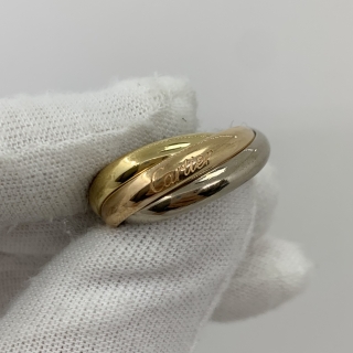 CARTIER FINE JEWELRY RING TRINITY FULLSET OLD G 9.84G