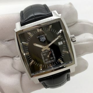 TAG HEUER WATCH MONACO WAW131A QZ 37MM WZW6596