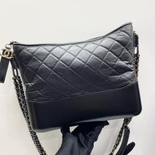 CHANEL BAG GABRIELLE AS1521 MEDIUM BLACK NO CARD NO.25