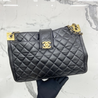 CHANEL BAG MATELASSE CHAIN SHOULDER TOTE GHW NO.20 NO CARD RECOLOURED 20940021