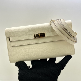 HERMES SLG KELLY WALLET TO GO EPSOM D STAMP GHW