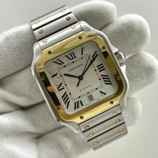 CARTIER WATCH SANTOS W2SA0006 STAINLESS YG18K (NO CERT) 4072137463YX