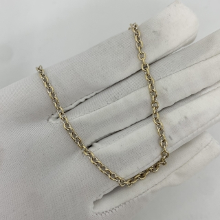 BVLGARI FINE JEWELRY NECKLACE CHAIN WG750  (RHODIUM PLATING WORN OFF) 9.82G