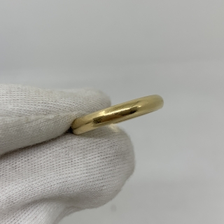 CARTIER FINE JEWELRY RING WEDDING BAND YG750 5.08G (RING ONLY) #60 524CIV