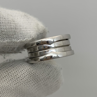 BVLGARI FINE JEWELRY RING WG750  BZERO1 RING ONLY #46 9.09G