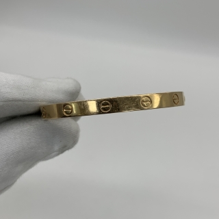 CARTIER FINE JEWELRY BRACELET CLASSIC MODEL #18 RG750 33G FULL SET 2020
