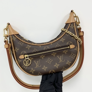 LOUIS VUITTON BAG MONOGRAM M81098 LOOP 2WAY CHAIN RFID