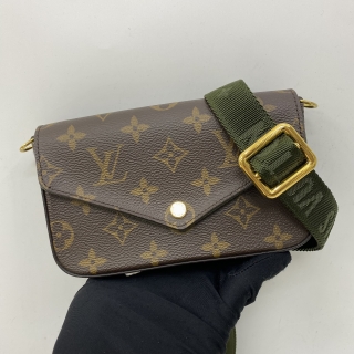 LOUIS VUITTON BAG MONOGRAM M80091 FELICIE STRAP AND GO RFID