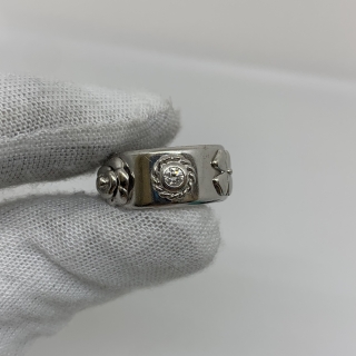 CHANEL FINE JEWELRY RING CAMELIA DIAMOND #17 11.3G WG 750 6K499