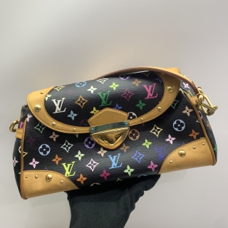LOUIS VUITTON BAG MONOGRAM MULTICOLOR M40204 BEVERLY MM