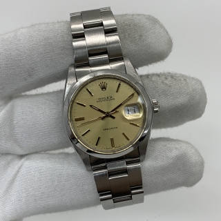 ROLEX WATCH OYSTERDATE 6694 GOLD DIAL HAND WOUND (WATCH ONLY) 6715502