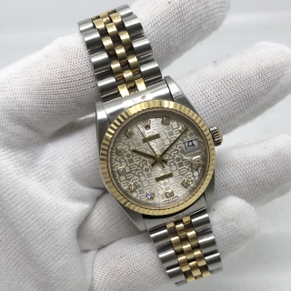 ROLEX WATCH DATEJUST 68273G COMPUTER FACE FULLSET,1997 YEAR U501225