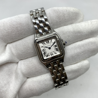 CARTIER WATCH PANTHERE WSPN0006 SMALL MODEL QUARTZ W/BOX & GUARANTEE CARD 2022 4177260446CX