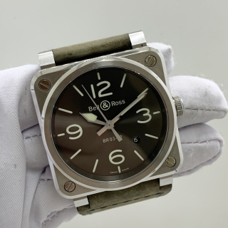 BELL & ROSS WATCH BR03-92 AVIATION SS (FULL SET 2020) BR03-92-07097