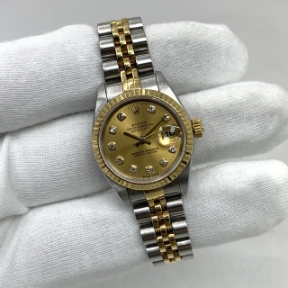 ROLEX WATCH OYSTER PERPETUAL 69173G DATEJUST WATCH ONLY T SERIAL  (15 LINKS) T985934