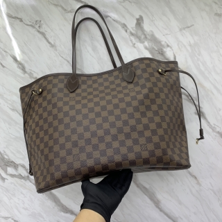 LOUIS VUITTON BAG DAMIER NEVERFULL GM OLD VERSION NO POUCH FL1059