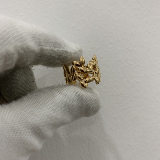 TIFFANY FINE JEWELRY RING PALOMA PICASSO YG AU750 6.36G