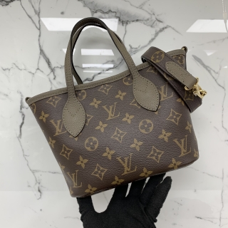 LOUIS VUITTON BAG MONOGRAM M28349 NEVERFULL INSIDE OUT BB RFID 2WAY W/POUCH