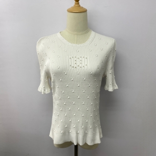 CHANEL CLOTHES SHIRT P79128 BLOUSE, WHITE