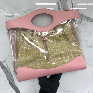 CHANEL BAG AS0517 31 PVC SHOPPING TOTE PINK SHW NO.27 NO CARD 27632256