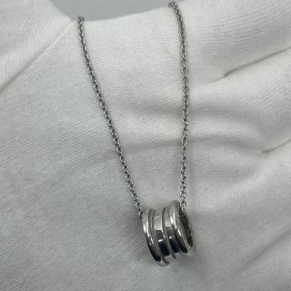 BVLGARI FINE JEWELRY NECKLACE BZERO 1 WG750 (BROKEN NECKLACE, NO HOOK) - NECKLACE ONLY FVK75H