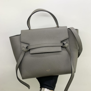 CELINE BAG BELT MICRO GREY 2WAY OLD LOGO F-MP-1127