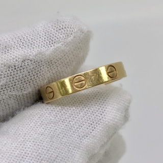 CARTIER FINE JEWELRY RING YG50 MINI LOVE #55 FULL SET (YEAR 2024) 3.54G
