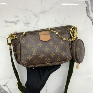 LOUIS VUITTON BAG MONOGRAM M44813 MULTI POCHETTE ACCESSOIRES KHAKI TA4230