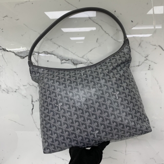 GOYARD BAG BOHEME HOBO ONE SHOULDER GREY W/POUCH