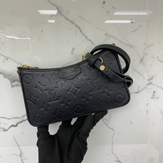 LOUIS VUITTON BAG EMPREINTE M80349 EASY POUCH ON STRAP BLACK RFID (NO CHAIN STRAP)