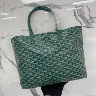 GOYARD BAG SAINT LOUIS PM GREEN W/POUCH CHN120250